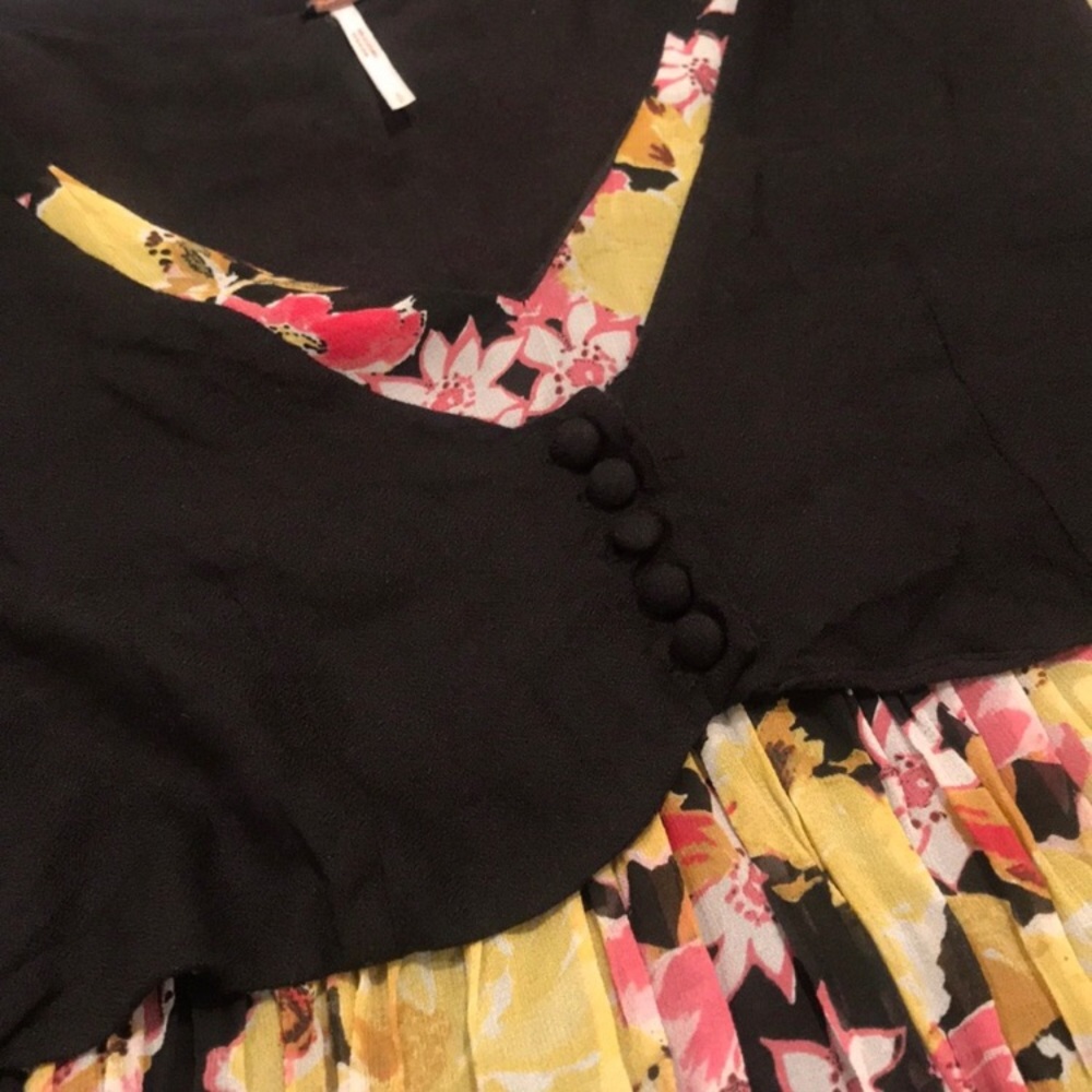 Free People Alice Mini Vest Floral Dress - Picture 5 of 7